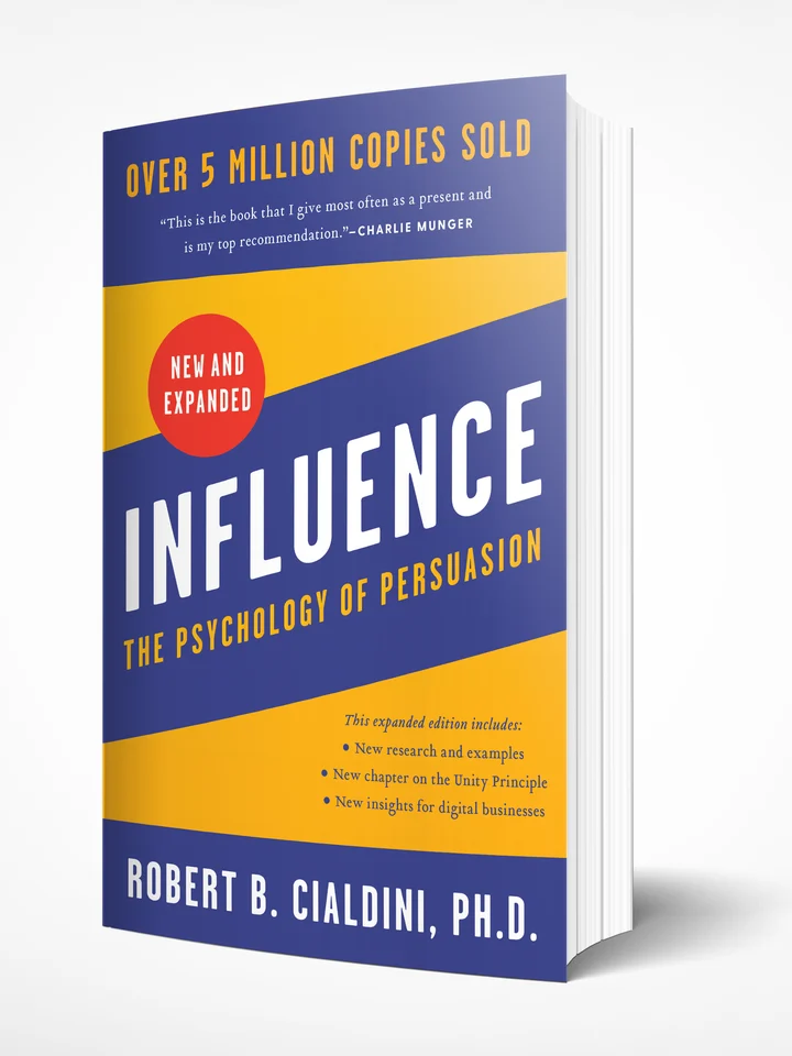The cover of Influence by Robert B. Cialdini